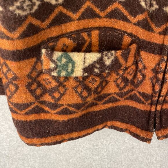 🔥 New River Wool Blend Jacket 🧥 L Western Aztec Vibes - Picture 5 of 12